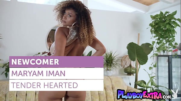 Hot BBW ebony fashion influencer Maryam Iman reveals her big black boobs