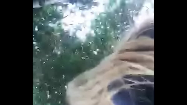 Serana gives head and gets pumped in a public park