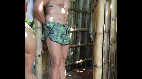 Outdoor Blowjob in the Jungle. Mateo Cums on Yuli’s Face!